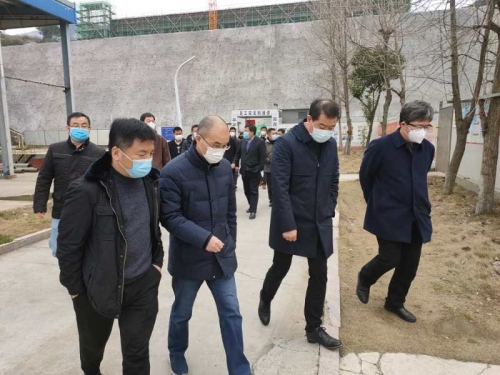 【领导关怀】发挥优势  共克时艰——市城投集团检查组一行对尊龙凯时人生就是博集团天子岭分类减量EPC项目复工情况检查指导